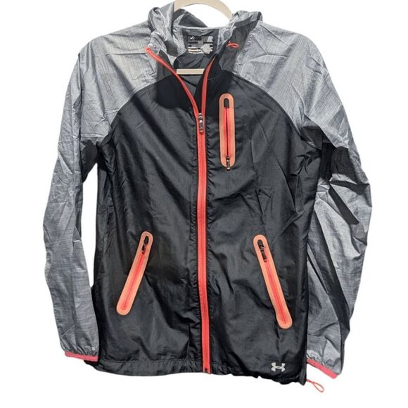 UNDER ARMOUR Qualifier Full-Zip Hooded Jacket Size XS - Picture 3 of 4